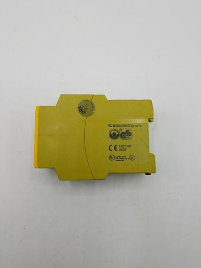 Used PILZ SAFETY RELAY PNOZ X3 120VAC/24VACDC 3n/0 1n/c 1so