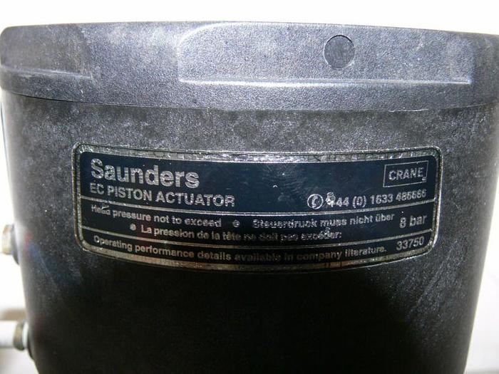 Used Crane Saunders EC Piston Actuator 33750