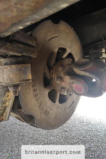 Used 1989 IVECO Turbostar 190-30 6X2 10 tyres flatbed truck