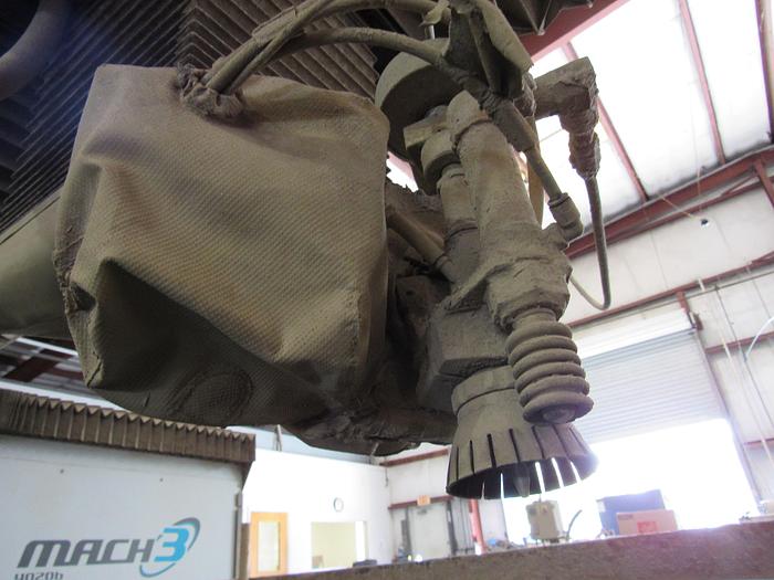 Used 2013 Flow Mach 3 4020B 60,000 PSI 3-Axis CNC Waterjet