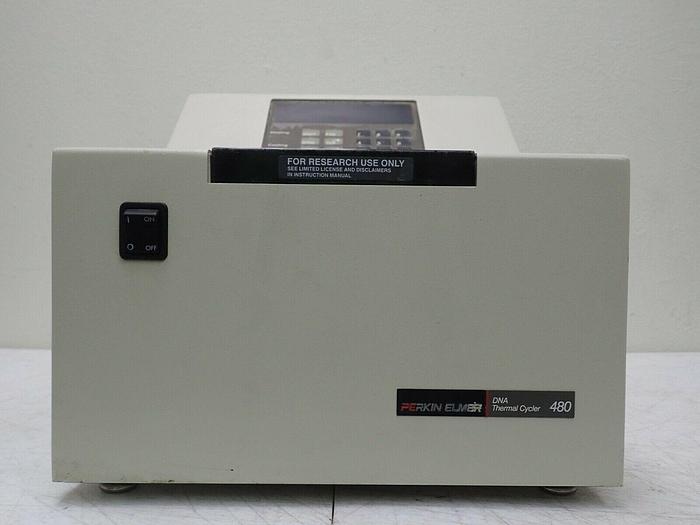 Used Perkin Elmer N8010100 Benchtop Laboratory Heated  48-Well DNA Thermal Cycler 480