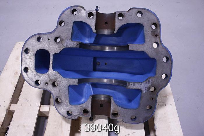 Unused Goulds 3410 Split Case Pump, 8x10x17, 5 Vane Impeller, 15" Impeller Diameter #39040