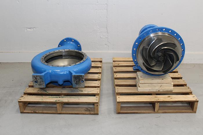 Used Goulds 3196 6x8x15 Pump, Stainless Steel Casing #43745