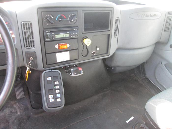 Used 2008 International 4300 Flatbed Crane Truck