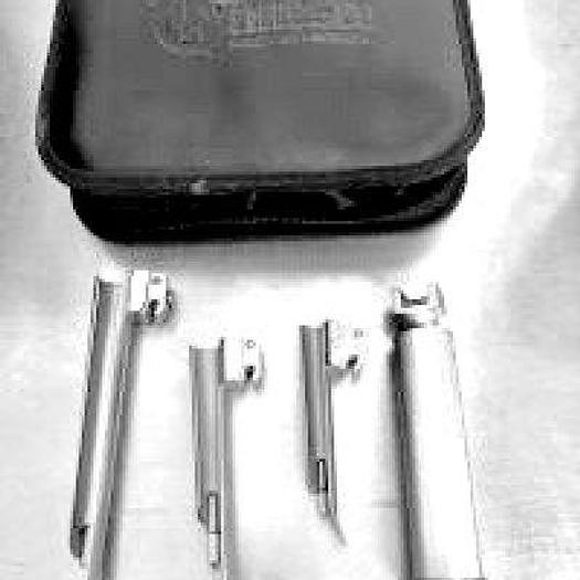 Used Laryngoscope Set Magill Size 1,2 and 3 with Handle Timesco