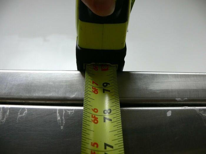 Used Stainless Steel Storage Cabinet  16" x 47" x 80"