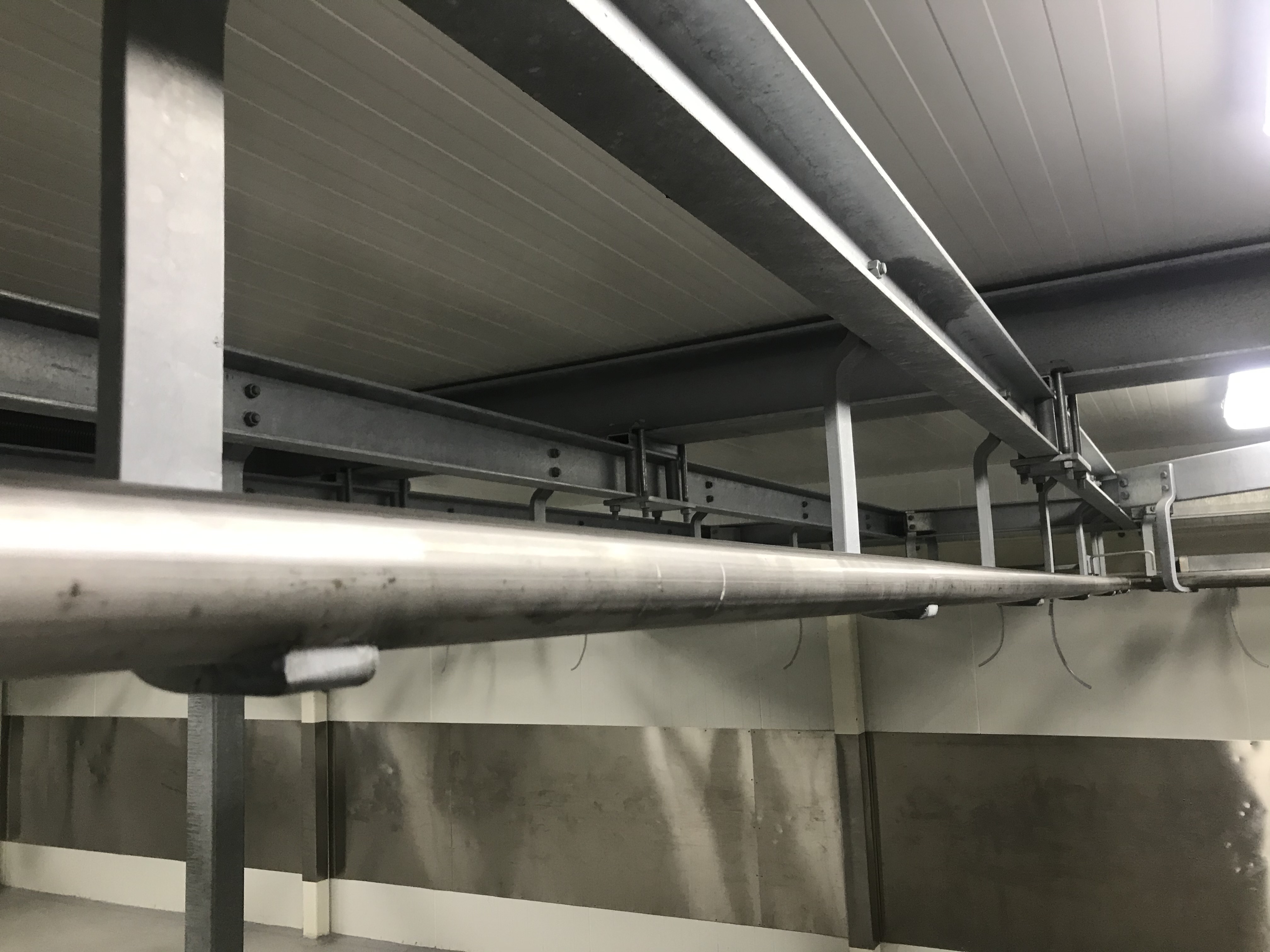 Begagnad Slaktbanor till Kylrum 14x6meter, 2 rum