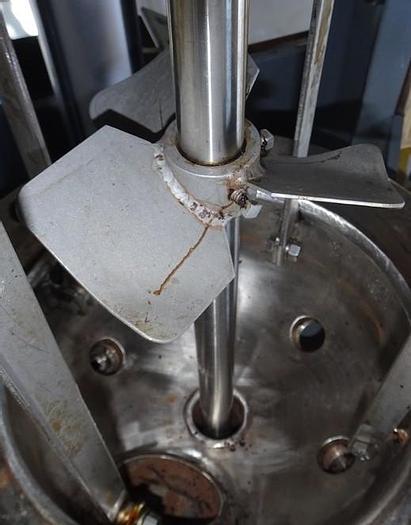 Used Reactor, 5 Gallon, S/st, Arrow Tank, 50 PSI, Jkt, Agit, #S742710