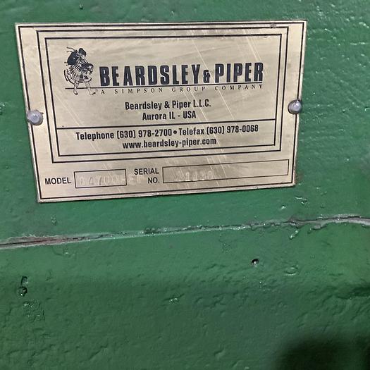 Used BEARDSLEY & PIPER 100B GEAR BOX