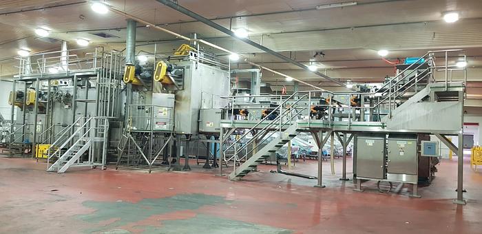 Used AEROGLIDE AEROEXPANDER 2 STAGE OVEN (EXPANDER-IMPINGEMENT/FLUIDISED)  CI 48-16 RGX AX