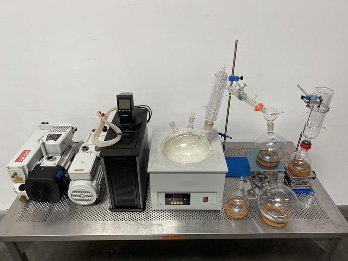 Used Summit Research Short Path Distillation System w/ Vacuum Pumps,Glassware, & More