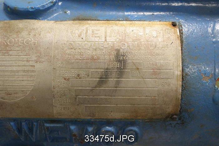 Used Wemco E 4x9S Pump #33475