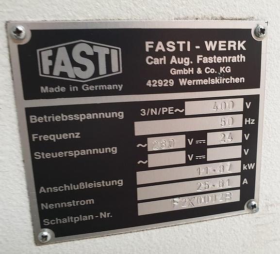 Gebraucht Motorische Schwenkbiegemaschine Fasti 212-32-5,0