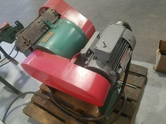 Used Heavy Duty Metal Stock 5" Chopper 1 HP with New Blades 220V 3 Phase