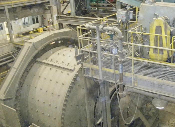 Used Mill, Sag, 18' X 10-1/2', Fuller, 1500 HP, Rubber Lined, #S738506