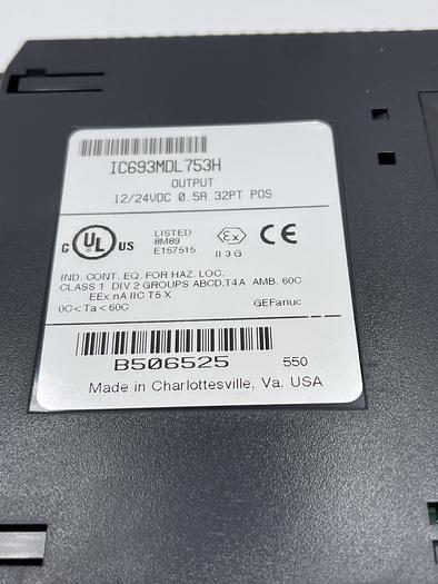 Used GE IC693MDL753H