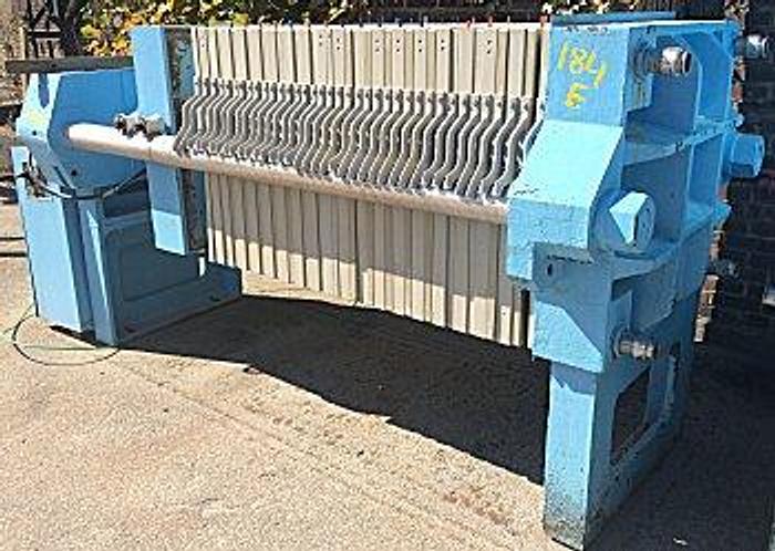 Used 19 CU. FT. SPERRY PLATE & FRAME FILTER PRESS - 36" PLATES & FRAMES