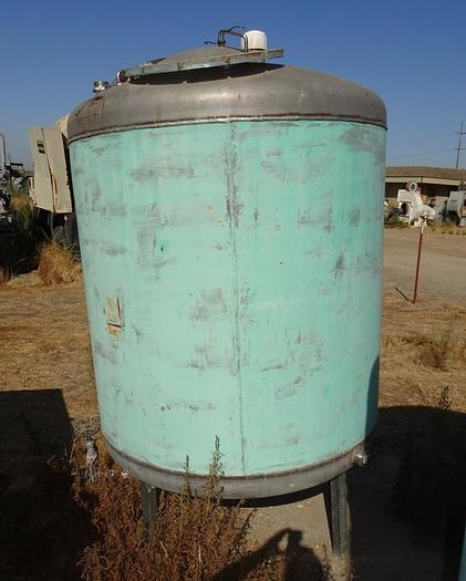 Used Tank, 350 Gallon, 316 S/st, 75 PSI, 44" x 54", DT/DB, (2) #S742479