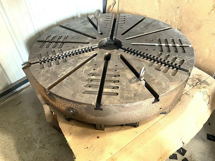 Used 8” 3-Jaw Independent VTL Chuck Gidding & Lewis