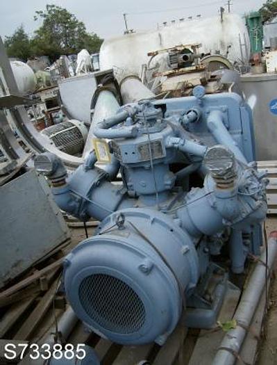 Used Compressor, Air, 25 HP, Type WBR, 200 Gal Tank, Gardner #S733885