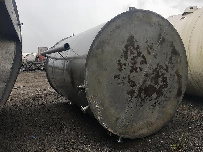 Used Savannah Tank & Mfg. Inc approximately 5,950 gallon 316L stainless steel vertical tank