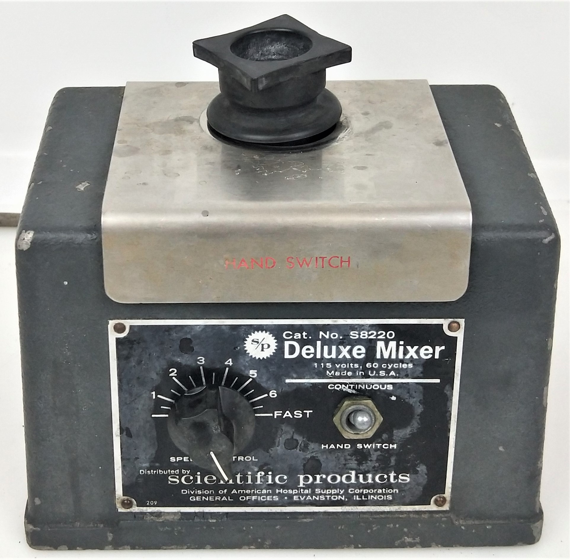 Used Scientific Products Deluxe S8220 Vortex Mixer