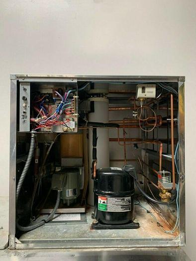 Used Hoshizaki F-1100MWA Ice Maker w/ Hoshizaki B-700SC Ice Storage Bin
