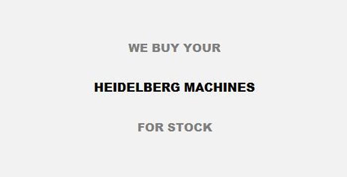 Used 2000 Used Heidelberg machines