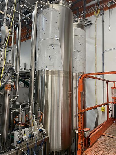 Used CIP, 2-Tank, (2) 185 Gallon Tanks, Sani-Matic, 316L Stainless Steel #S744634