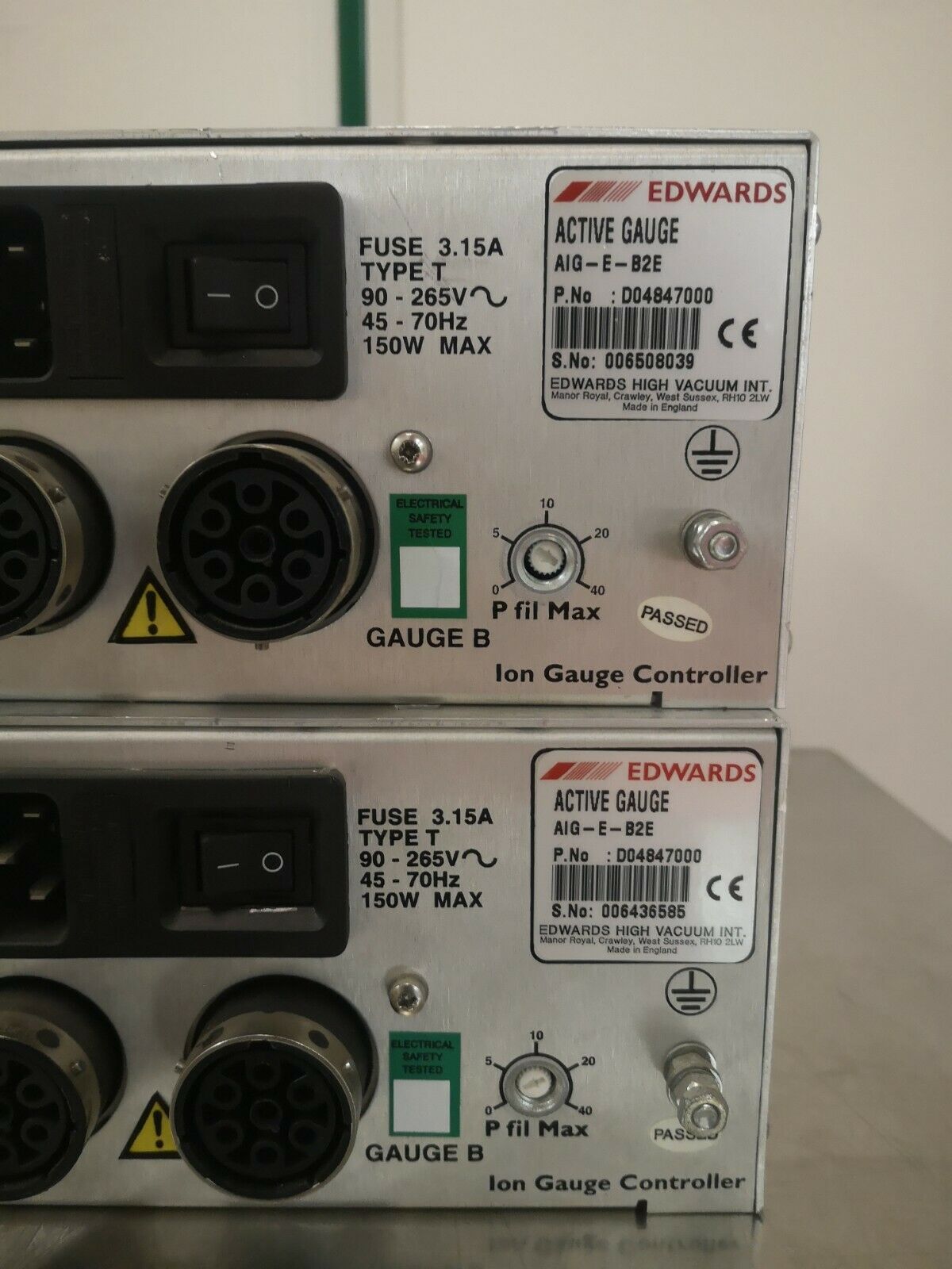 Used ION GAUGE CONTROLLER AIG-E-B2E