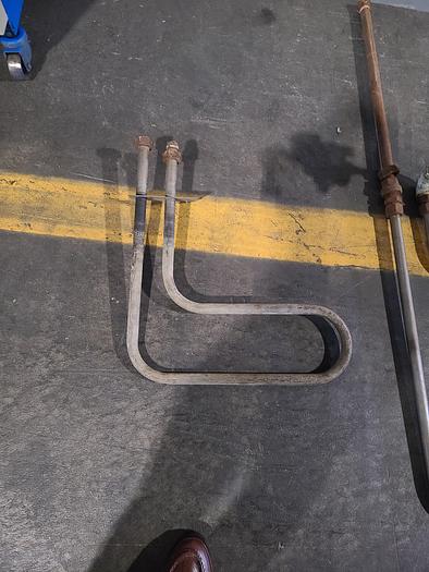 Used 36" Coil Heater for Emersion Tank