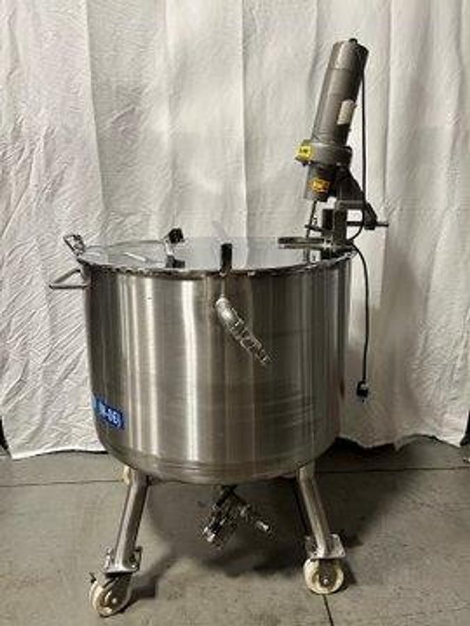 Used Used  250  Liter  Jacketed  portable  Precision  Stainless