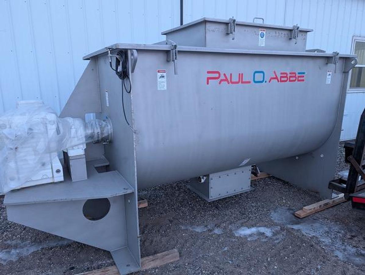 Used New Paul O Abbe 135 Cuft Ribbon Blender 