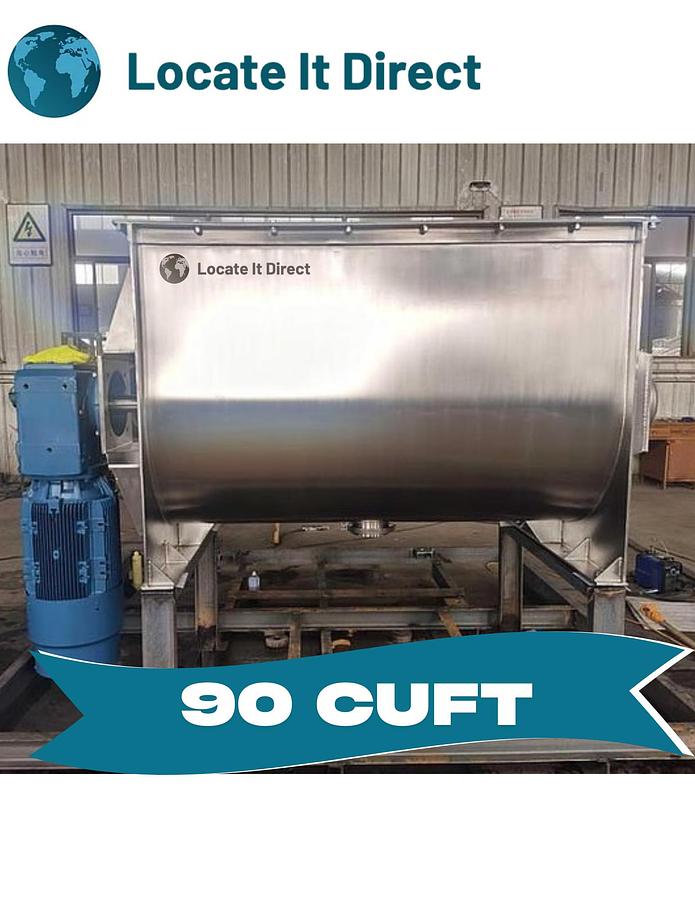 90 Cuft LID Ribbon Blender Model RB-90