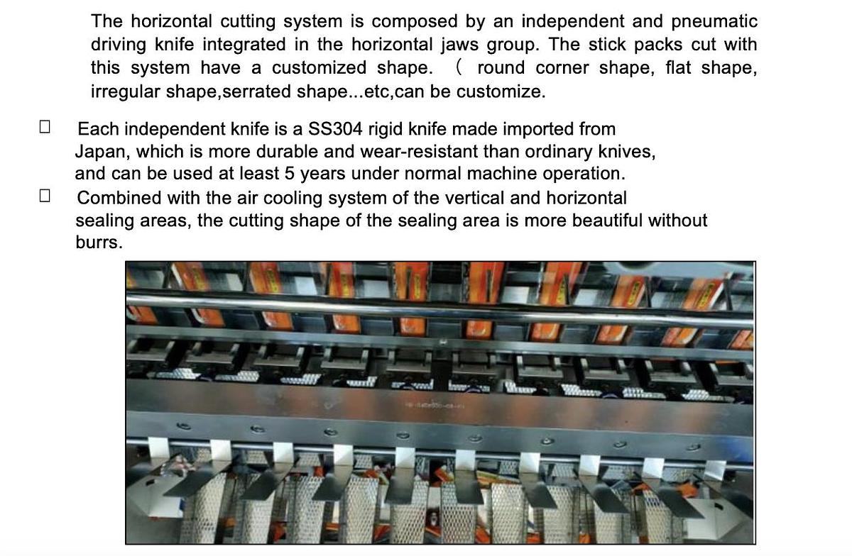 New Custom LID Stick Pack Machines
