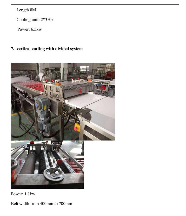 Used Protein/nutra Bar Line Slab Bar Line