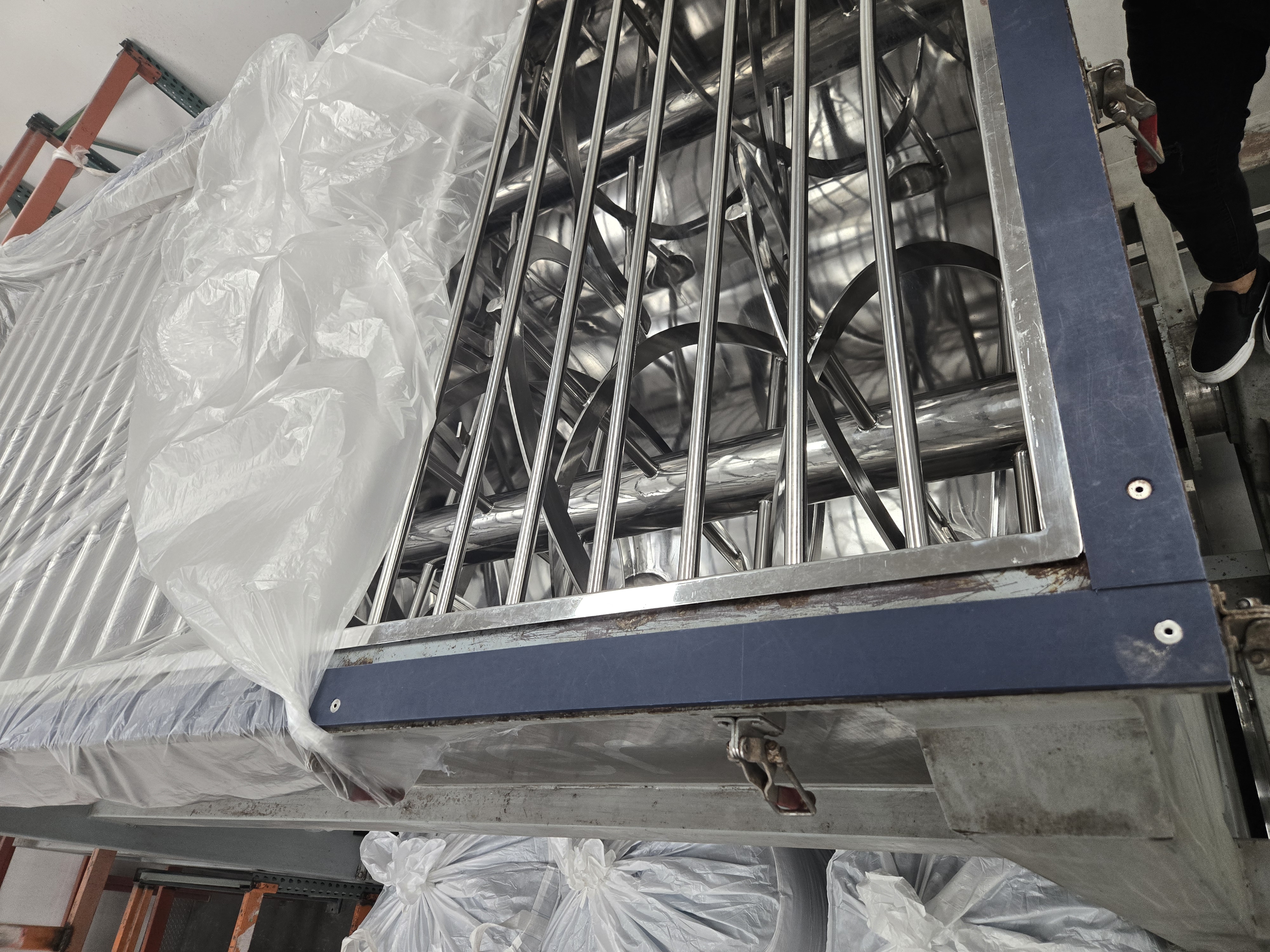 Used 15,000 Liter stainless steel double ribbon blender