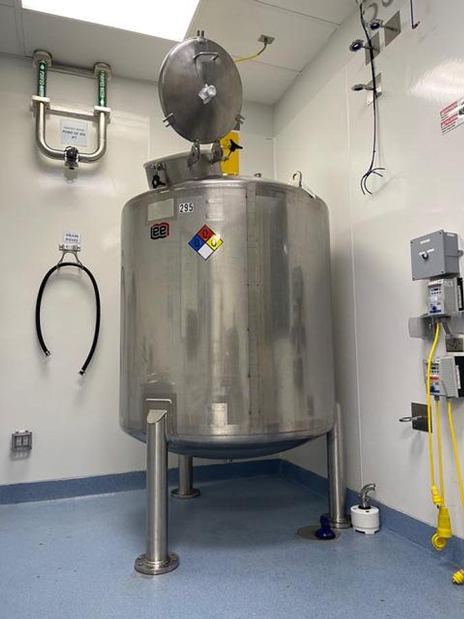 Used Lee  Industries  600  Gallon  Processing Tank