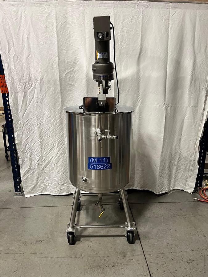 Used Stainless  fabricators  125  liter  jacketed  tank