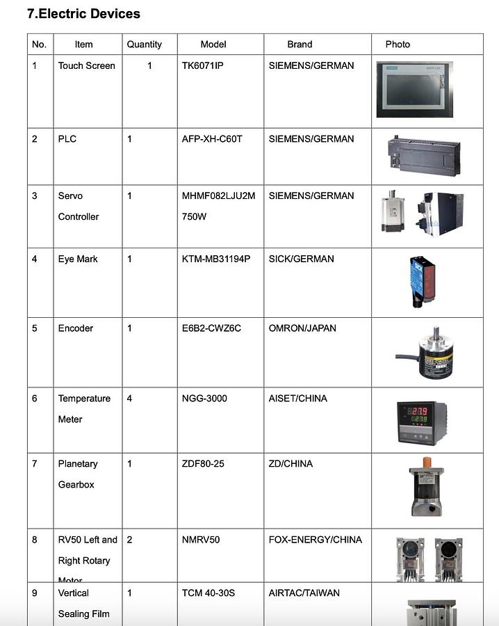 Used 4 Lane stick pack machine
