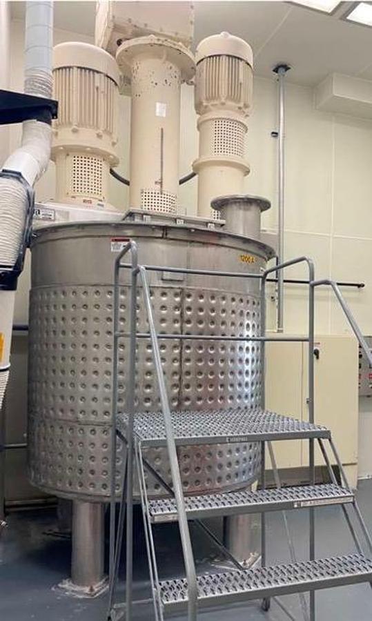 Used 1200 Gal Charles Ross High Viscosity Mixing 