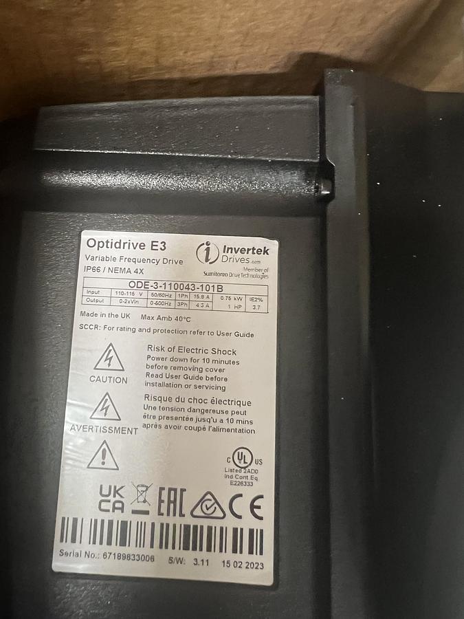 Used 200 Gallon Tank with lightening mixer