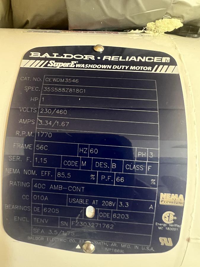 Used 200 Gallon Tank with lightening mixer