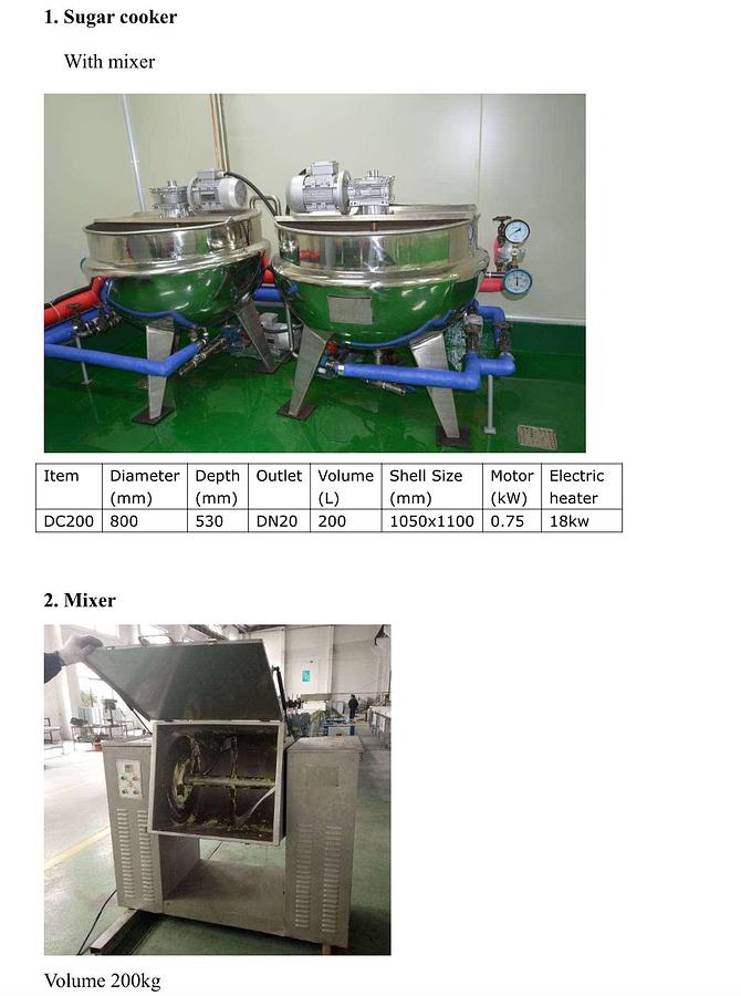 Used Protein/nutra Bar Line Slab Bar Line