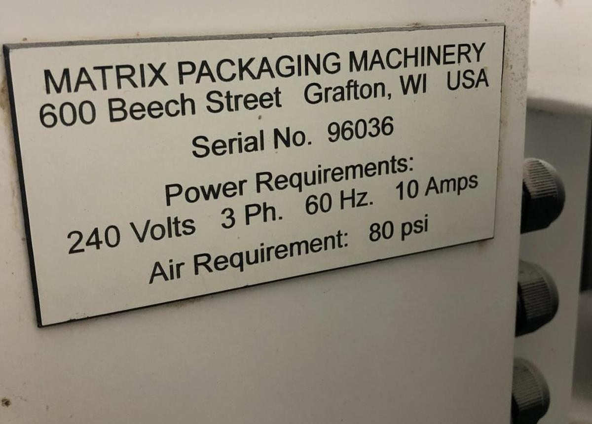 Used Matrix Packaging Form fill seal machine