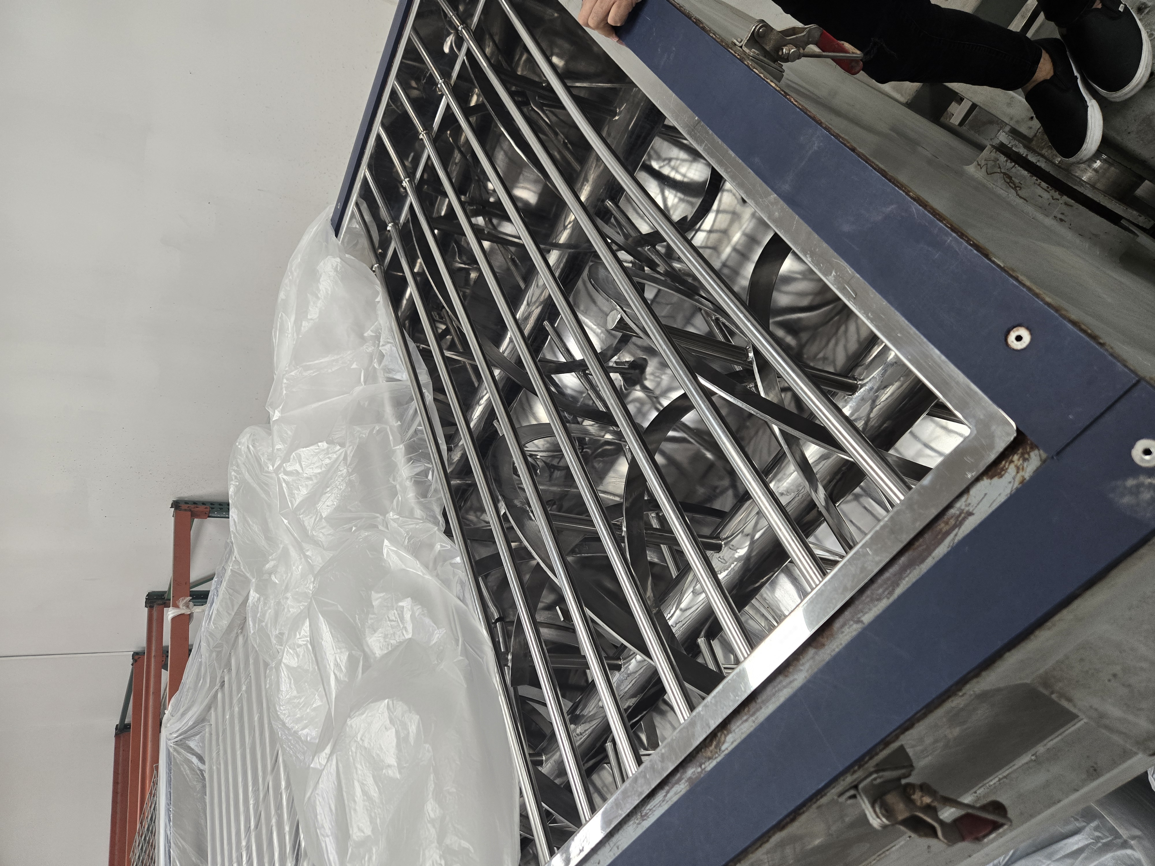 Used 15,000 Liter stainless steel double ribbon blender
