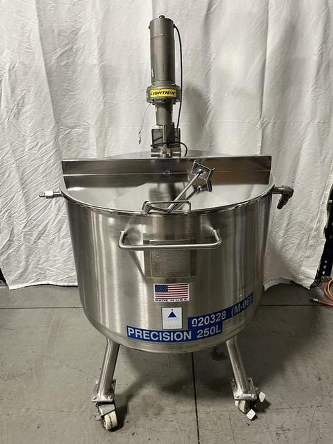 Used Used  250  Liter  Jacketed  portable  Precision  Stainless