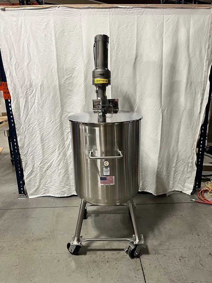 Used Stainless  fabricators  125  liter  jacketed  tank
