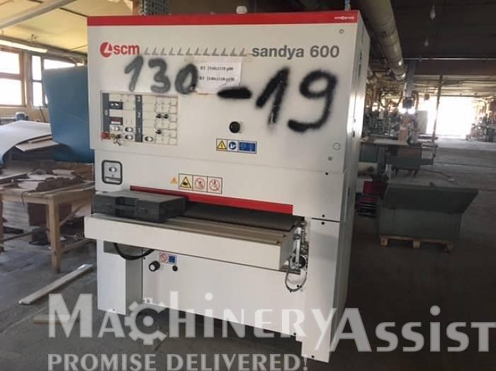 Used SANDYA 600 SCM Calibrating-Finish sanding machine
