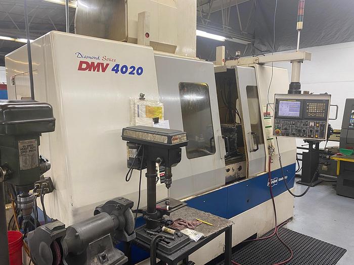 Used Doosan Daewoo 4th Axis Vertical Machining Center Model: DMV-4020